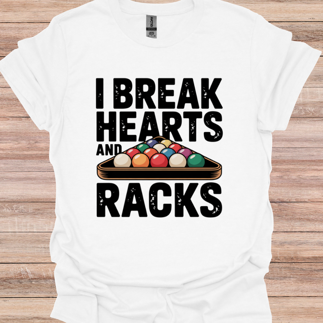 I break hearts and racks