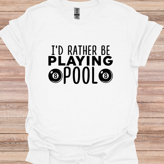 Id rather be playing pool