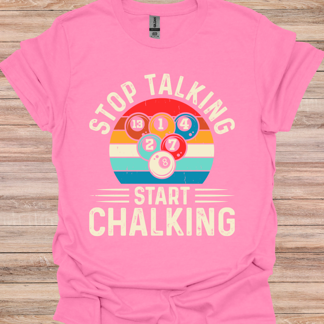 Stop talking and start chalking