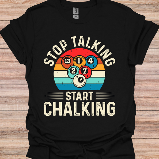 Stop talking and start chalking