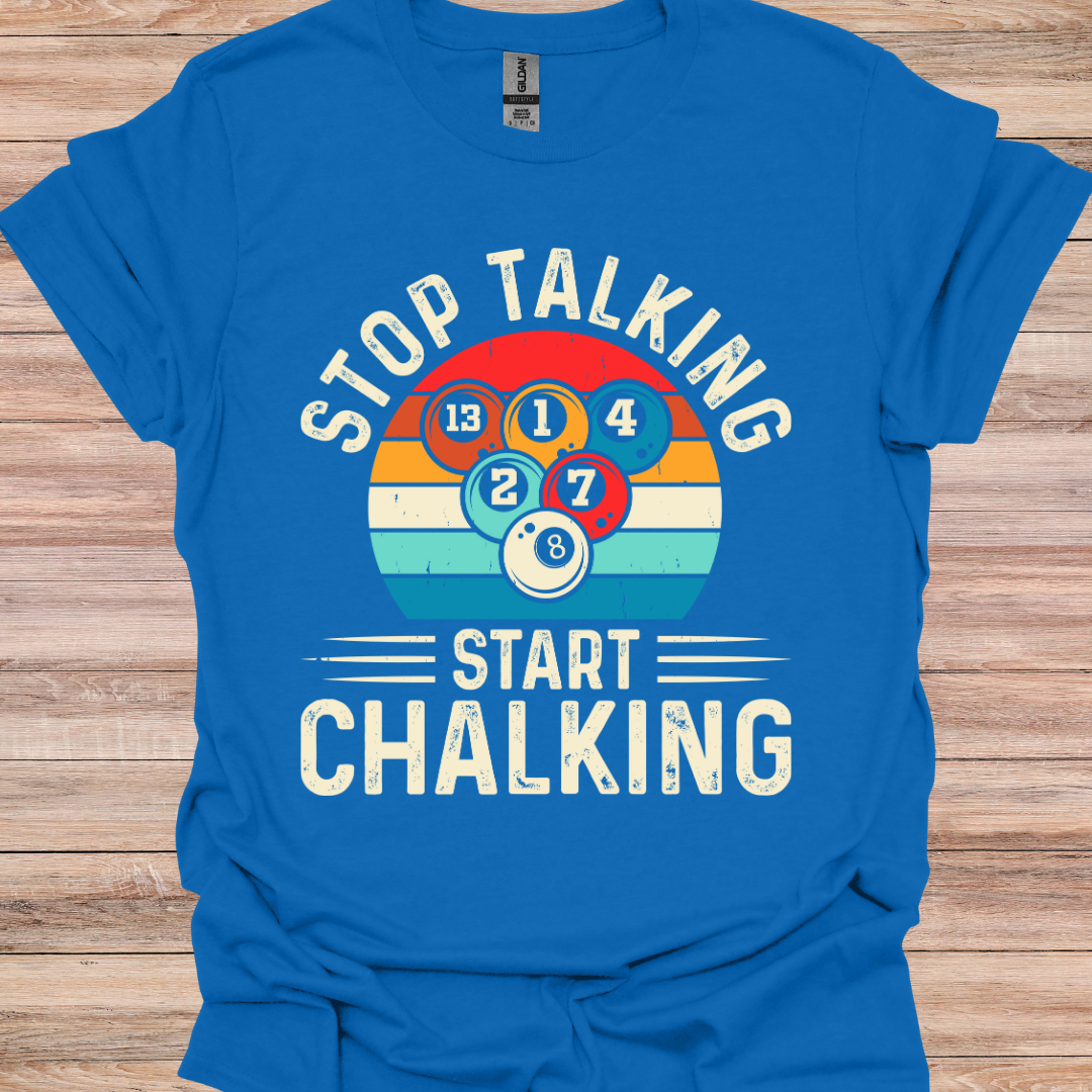 Stop talking and start chalking