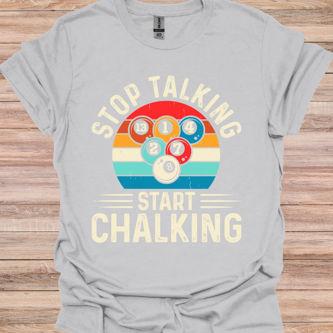 Stop talking and start chalking